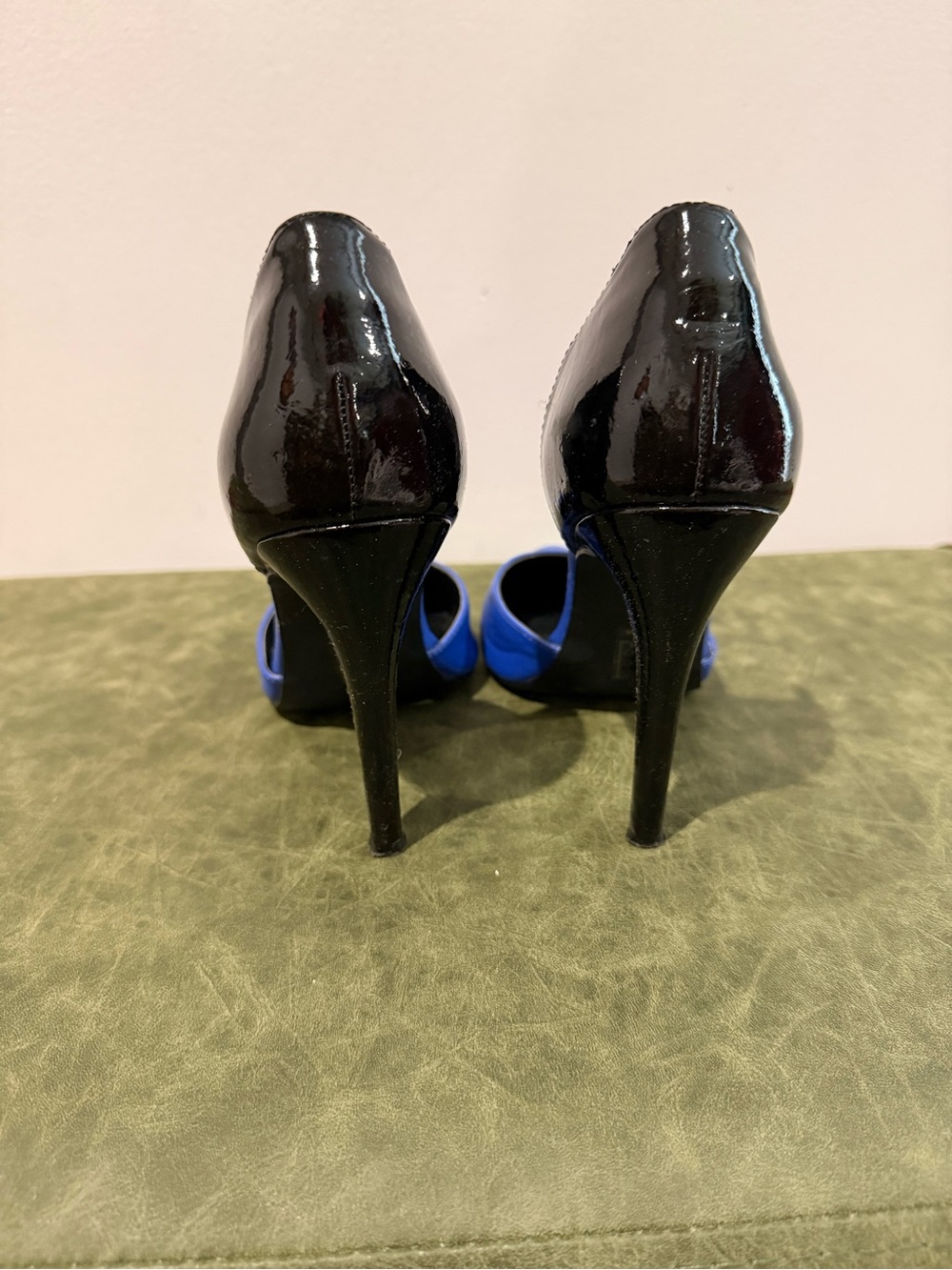Michael Antonio Electric Blue Pointed D'Orsay Pumps - Picture 4 of 11